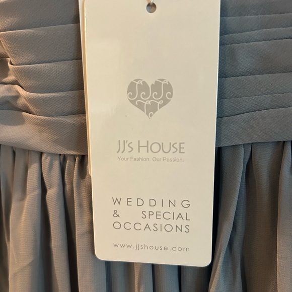 JJ‘s House wedding and special occasions evening dress custom size Dusty Blue - Picture 4 of 8